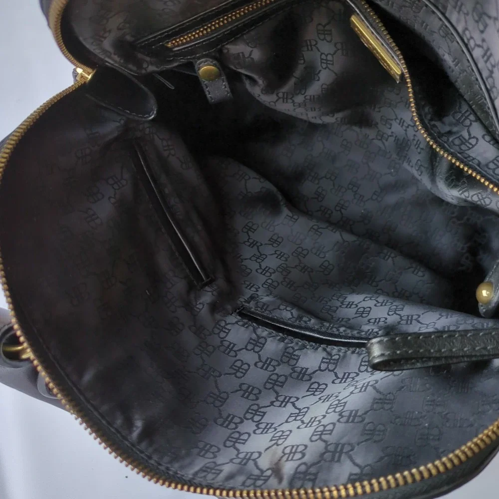 Banana Republic Vintage Black Leather Bag - Picture 10 of 12